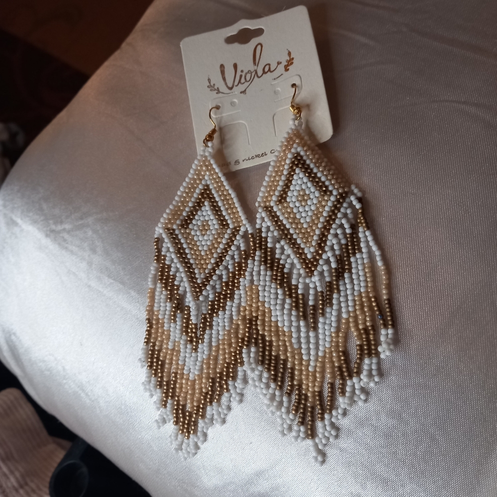 Stunning Seed Bead Earrings